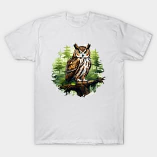 Great Horned Owl T-Shirt